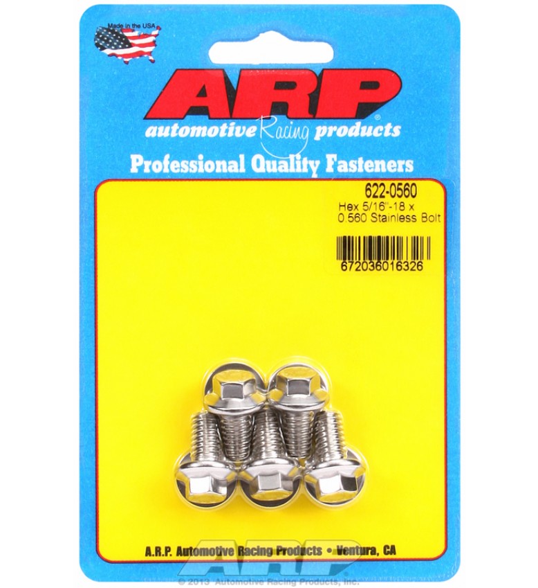 ARP Hardware - 5/16-18 x 0.560 hex SS bolts