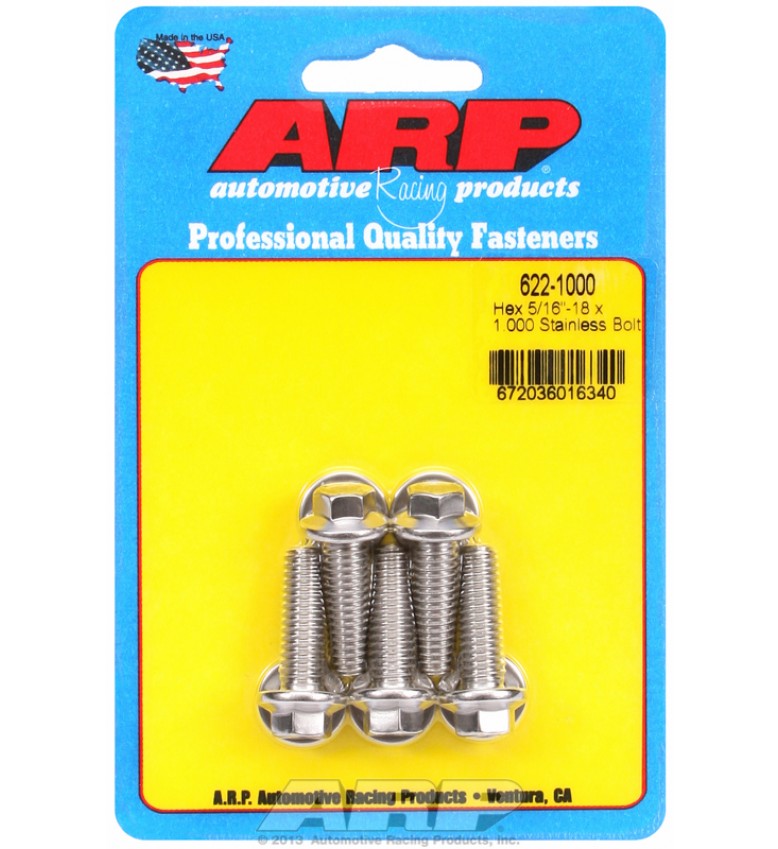 ARP Hardware - 5/16-18 x 1.000 hex SS bolts