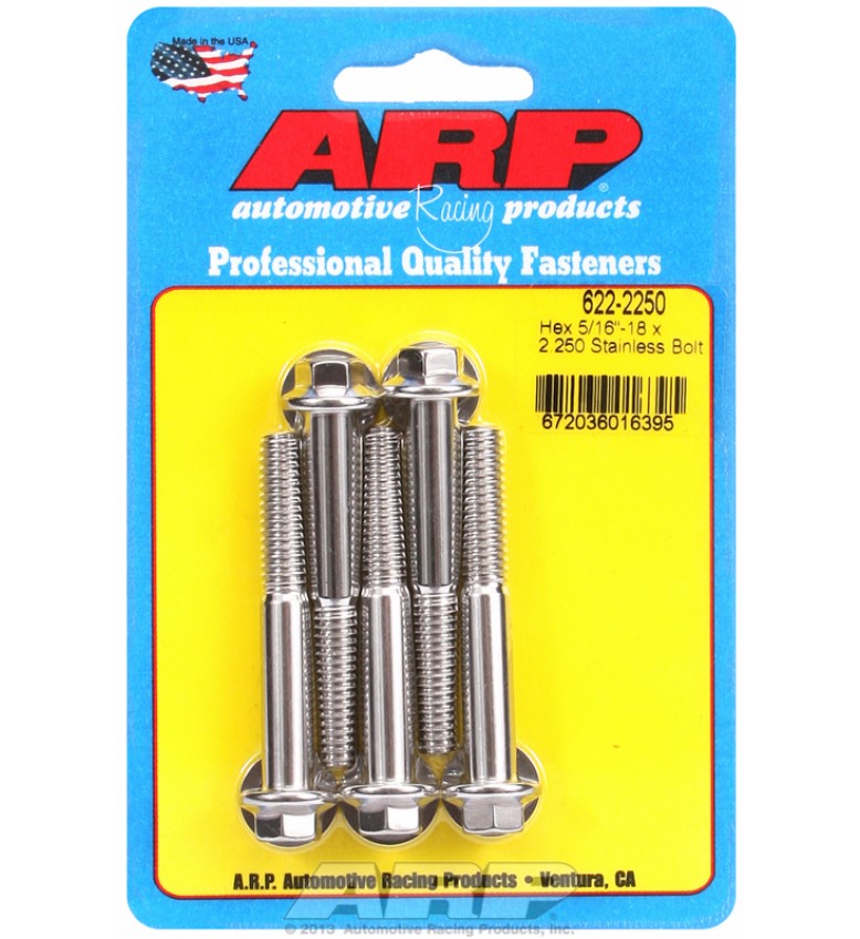 ARP Hardware - 5/16-18 x 2.250 hex SS bolts