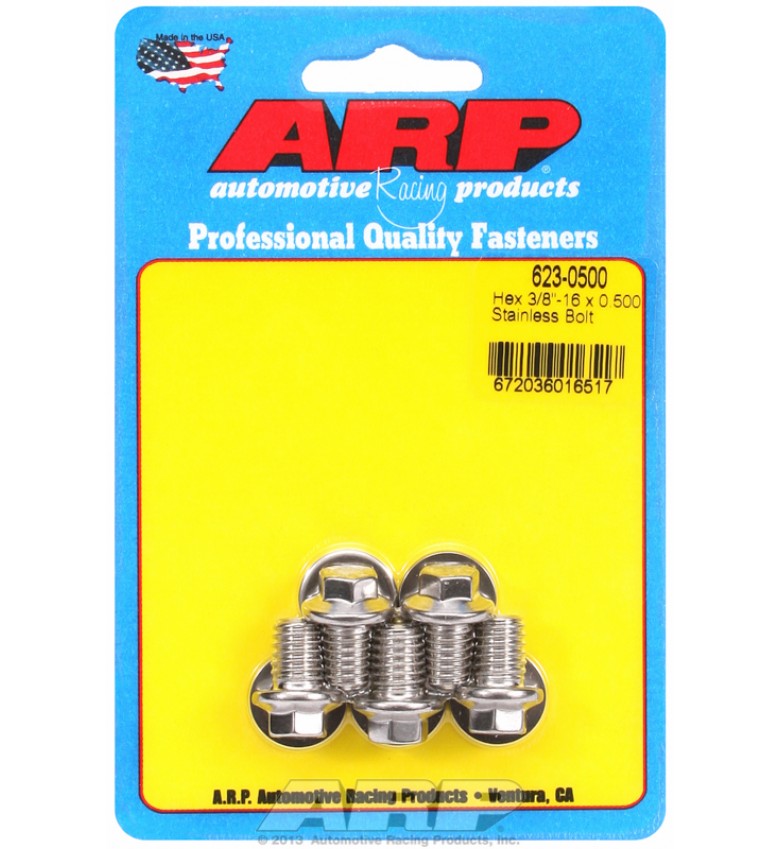 ARP Hardware - 3/8-16 x 0.500 hex SS bolts