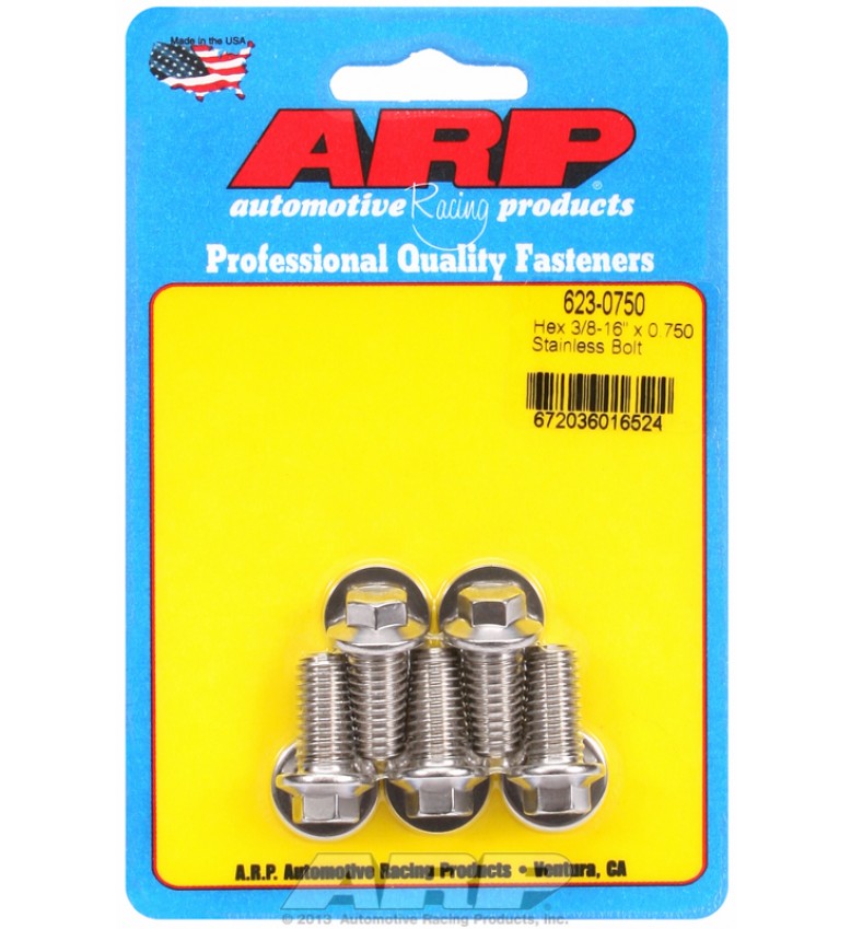 ARP Hardware - 3/8-16 x 0.750 hex SS bolts