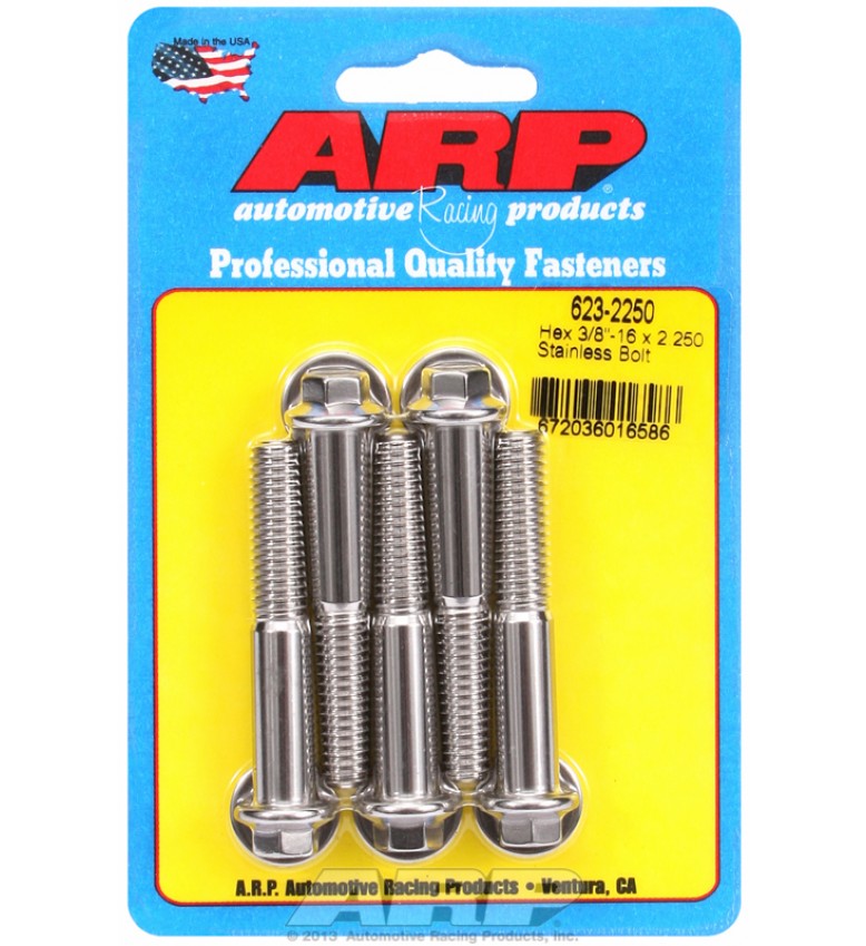 ARP Hardware - 3/8-16 x 2.250 hex SS bolts