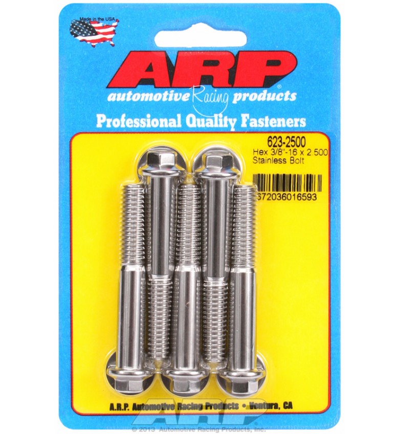 ARP Hardware - 3/8-16 x 2.500 hex SS bolts