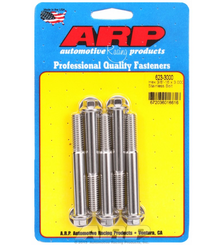 ARP Hardware - 3/8-16 x 3.000 hex SS bolts