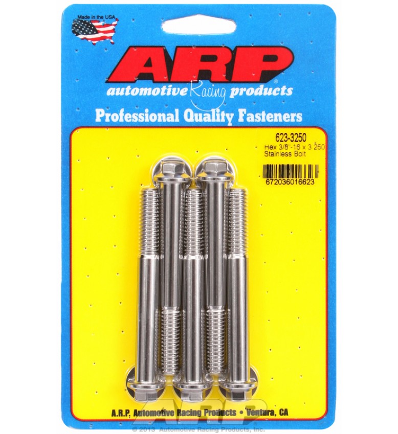 ARP Hardware - 3/8-16 x 3.250 hex SS bolts