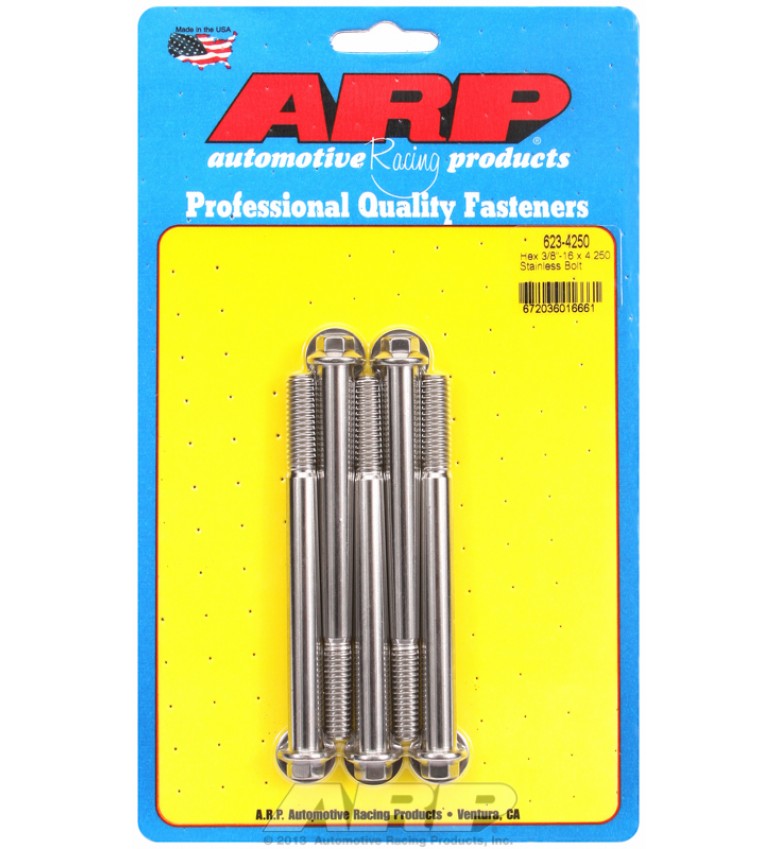 ARP Hardware - 3/8-16 x 4.250 hex SS bolts