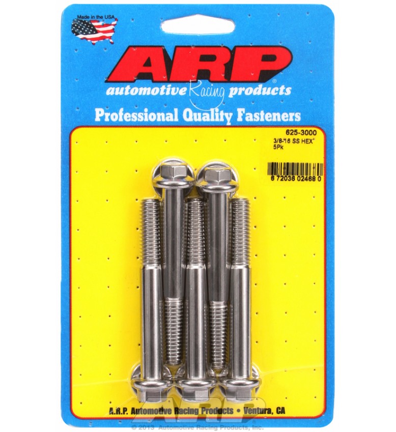 ARP Hardware - 3/8-16 x 3.000 hex 7/16 wrenching SS bolts