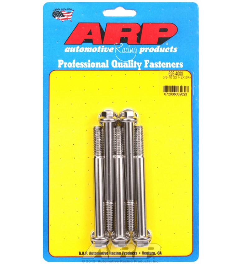 ARP Hardware - 3/8-16 x 4.000 hex 7/16 wrenching SS bolts