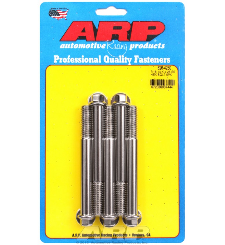 ARP Hardware - 7/16-14 X 4.250 hex SS bolts