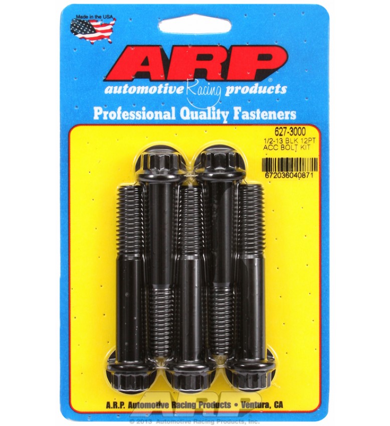 ARP Hardware - 1/2-13 x 3.000 12pt black oxide bolts