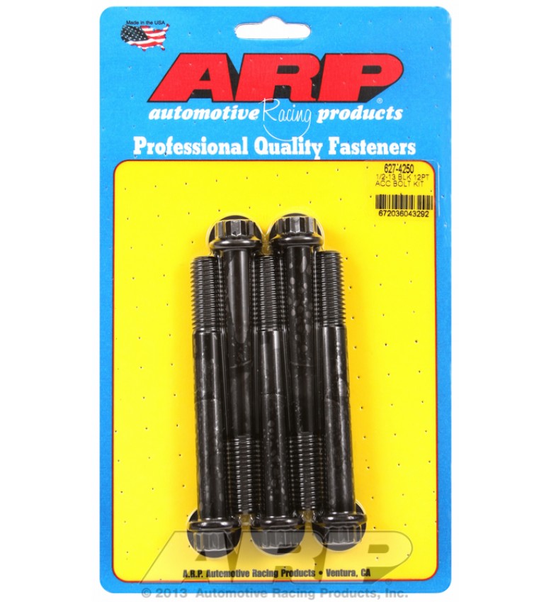 ARP Hardware - 1/2-13 x 4.250 12pt black oxide bolts