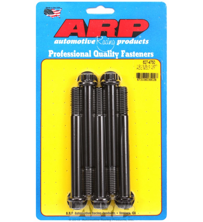 ARP Hardware - 1/2-13 x 4.750 12pt black oxide bolts