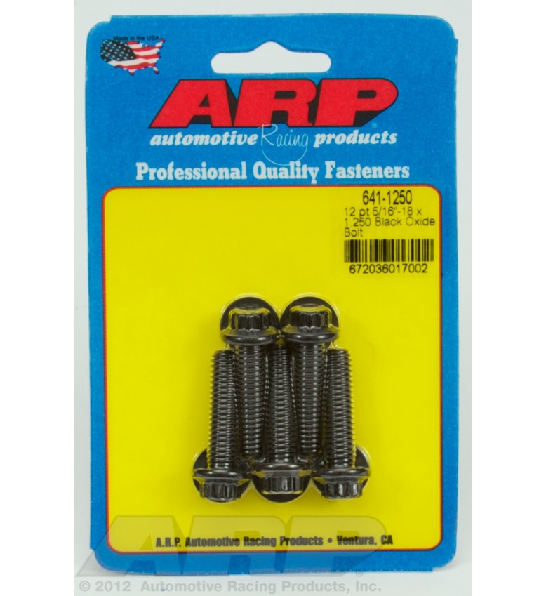 ARP Hardware - 1/4-20 x 4.750 12pt black oxide bolts