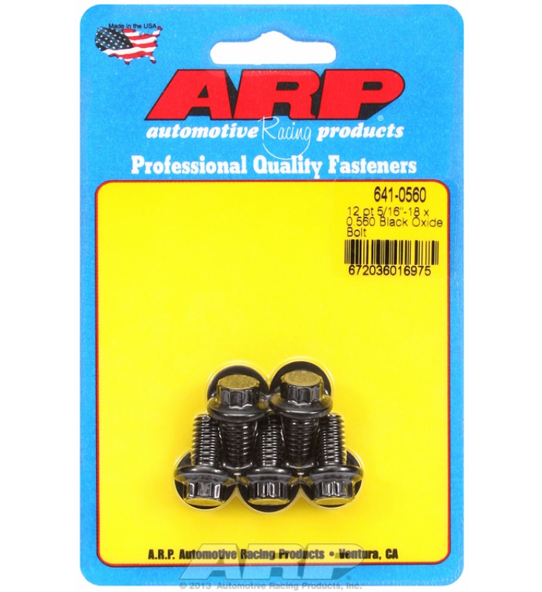 ARP Hardware - 5/16-18 x 0.560 12pt black oxide bolts