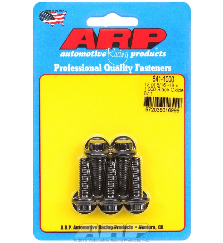 ARP Hardware - 5/16-18 x 1.000 12pt black oxide bolts