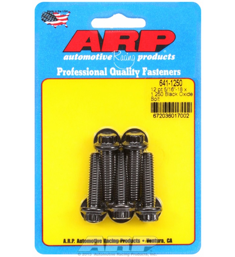 ARP Hardware - 5/16-18 x 1.250 12pt black oxide bolts