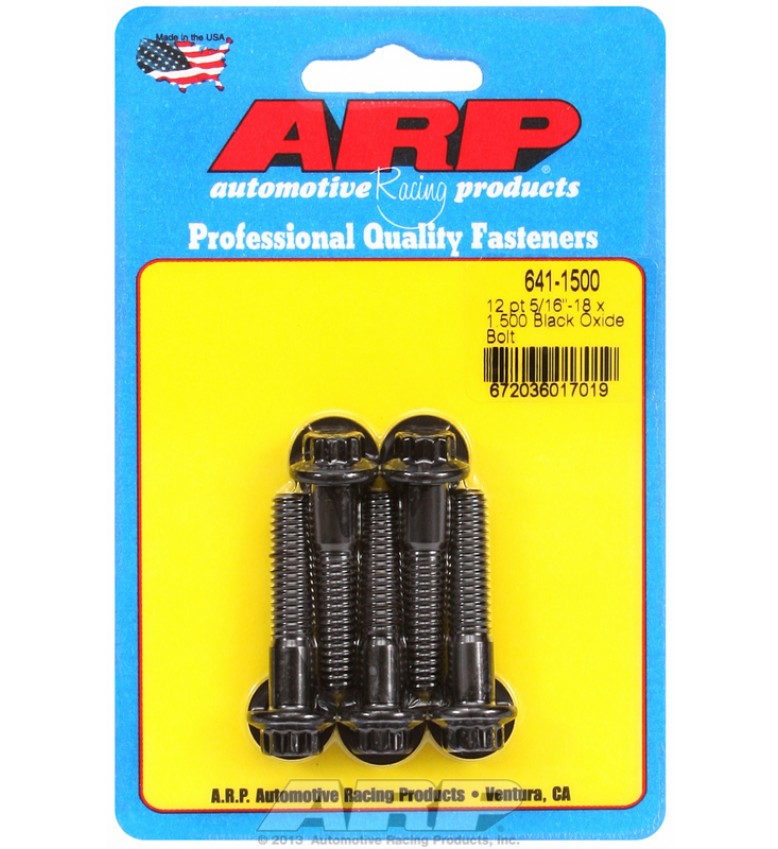 ARP Hardware - 5/16-18 x 1.500 12pt black oxide bolts