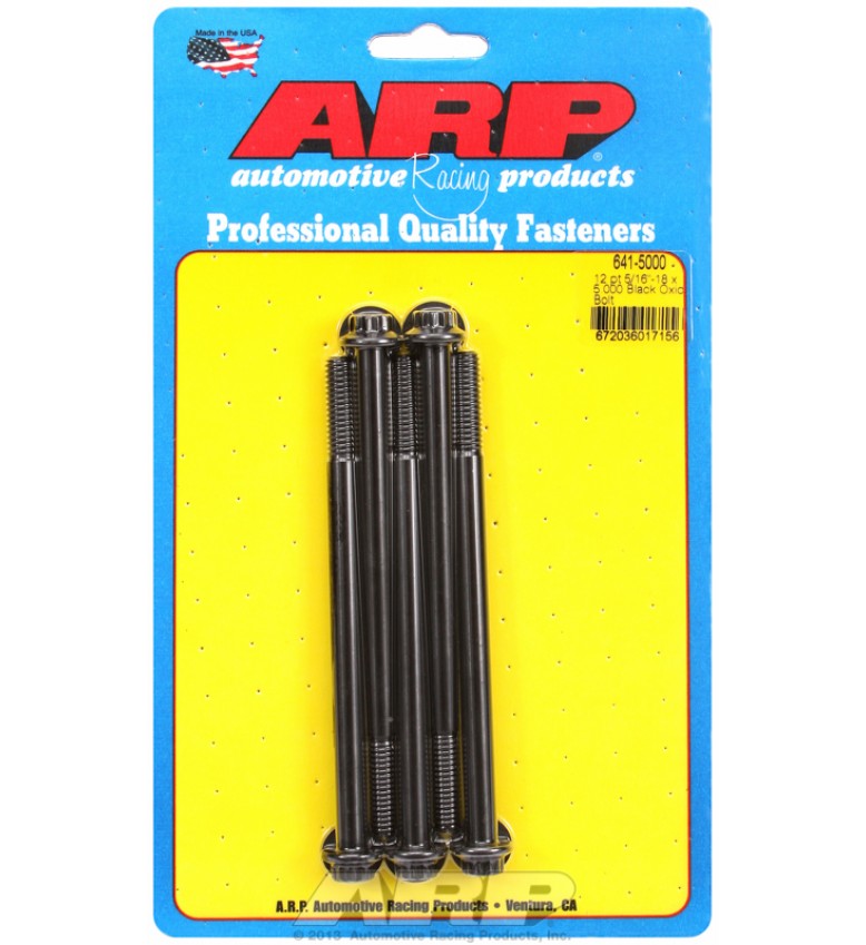 ARP Hardware - 5/16-18 x 5.000 12pt black oxide bolts