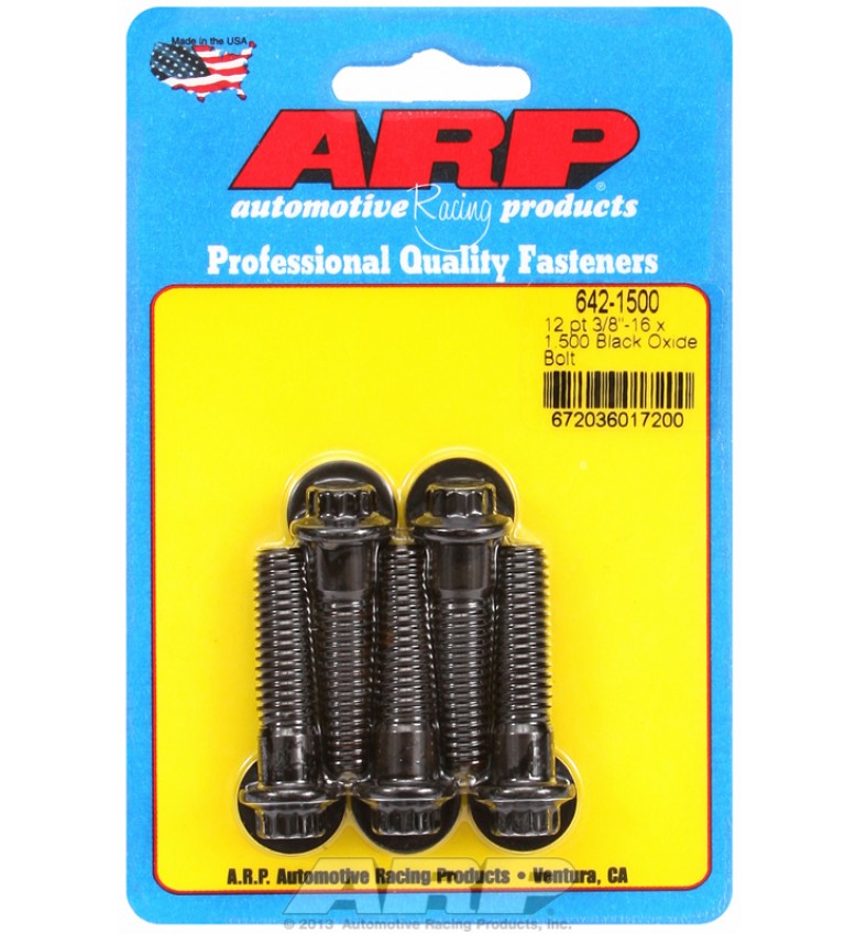 ARP Hardware - 3/8-16 x 1.500 12pt black oxide bolts