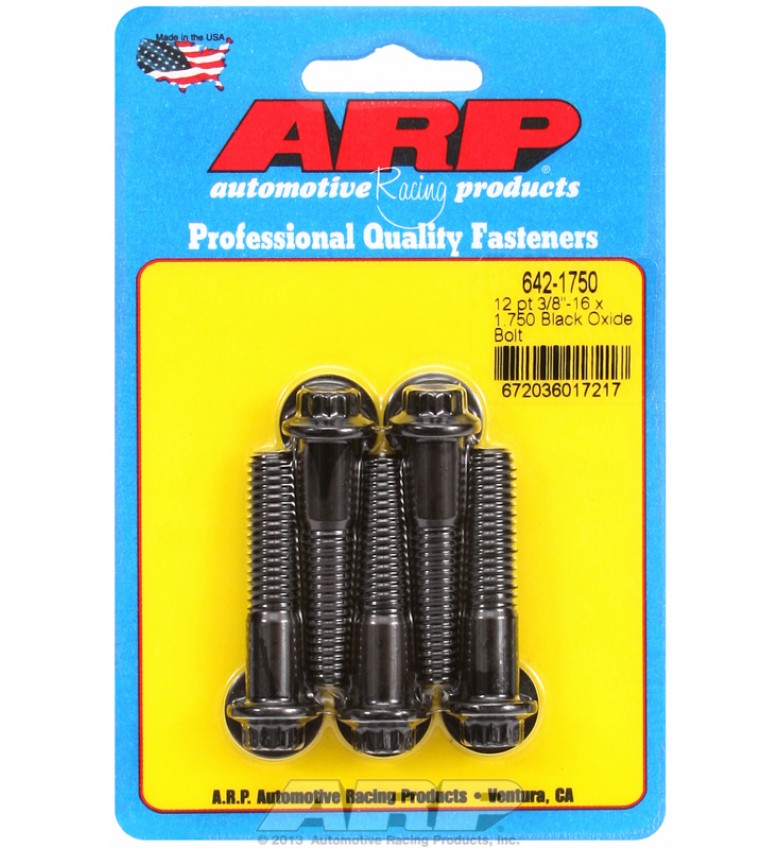 ARP Hardware - 3/8-16 x 1.750 12pt black oxide bolts