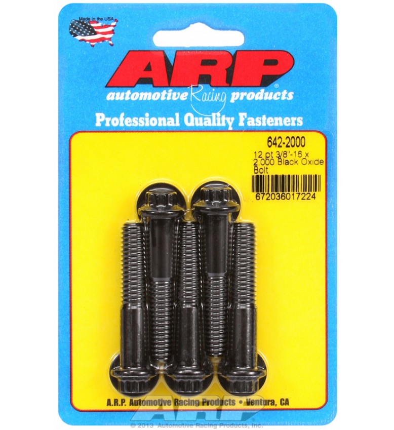 ARP Hardware - 3/8-16 x 2.000 12pt black oxide bolts