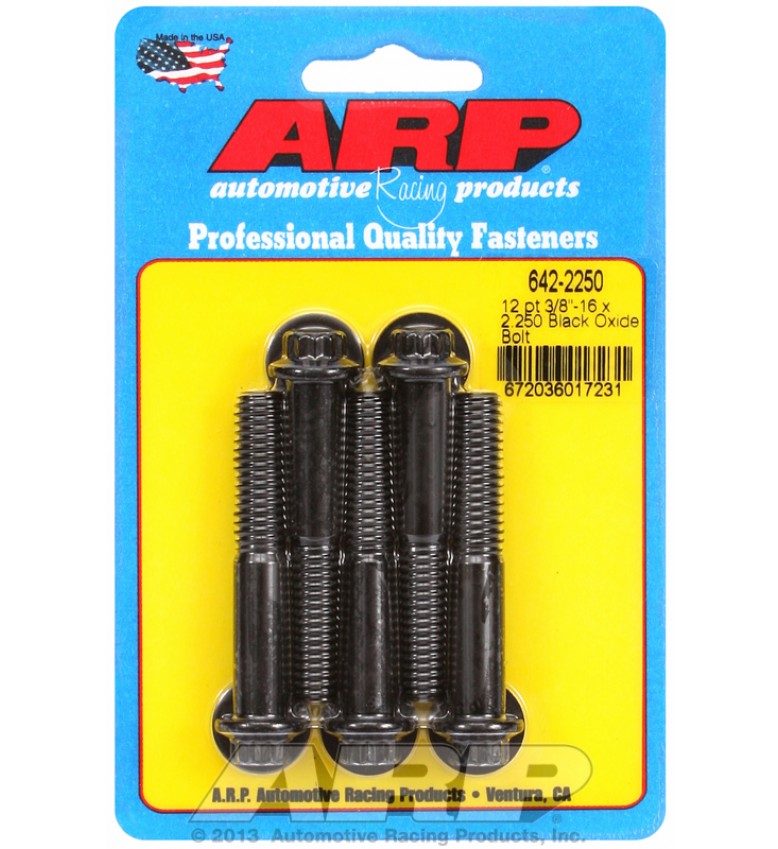 ARP Hardware - 3/8-16 x 2.250 12pt black oxide bolts