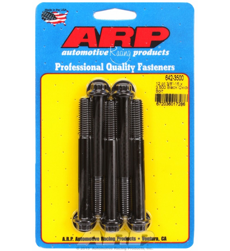 ARP Hardware - 3/8-16 x 3.500 12pt black oxide bolts