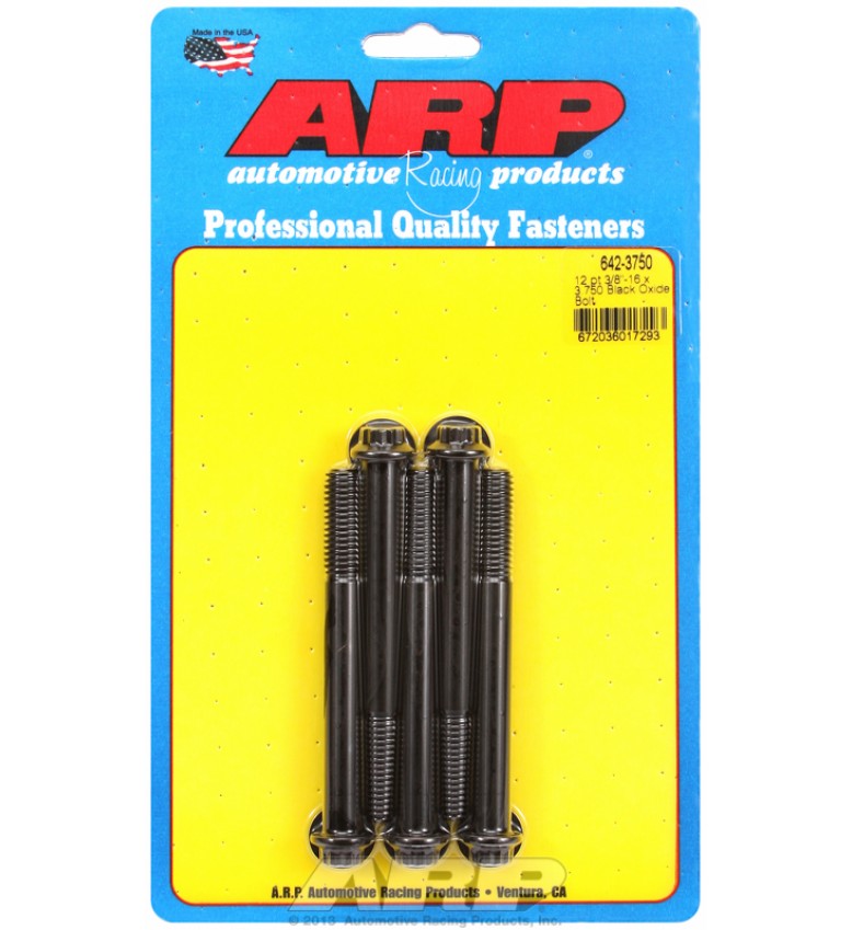 ARP Hardware - 3/8-16 x 3.750 12pt black oxide bolts