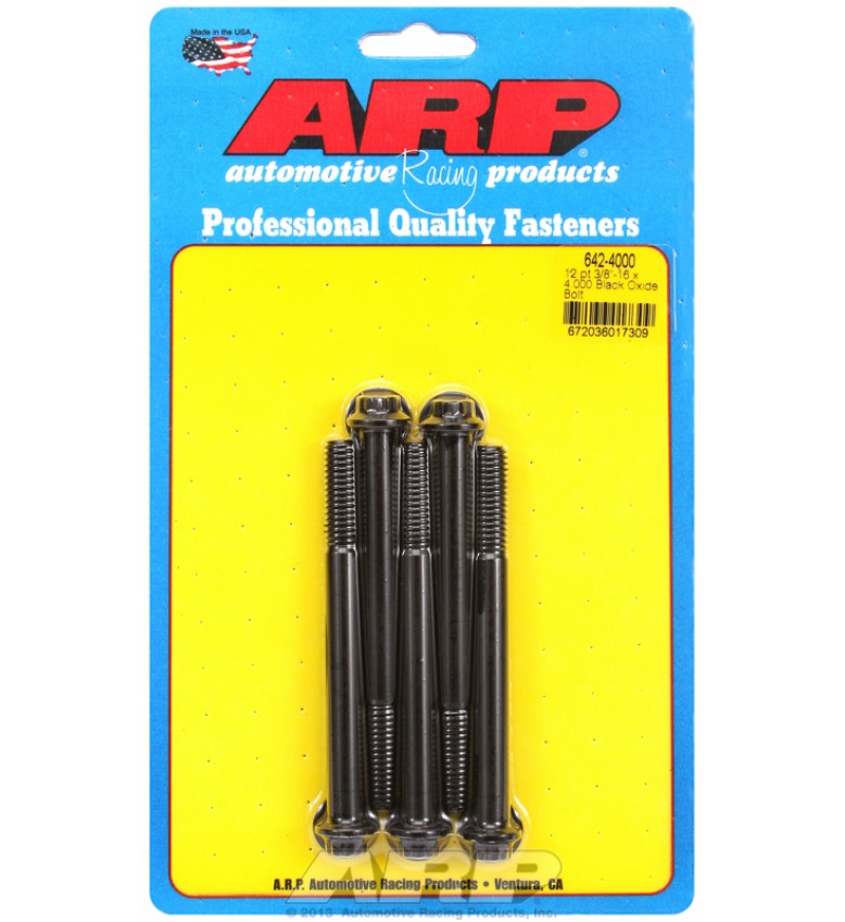 ARP Hardware - 3/8-16 x 4.000 12pt black oxide bolts