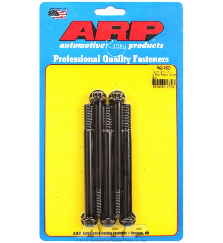 ARP Hardware - 3/8-16 x 4.500 12pt black oxide bolts