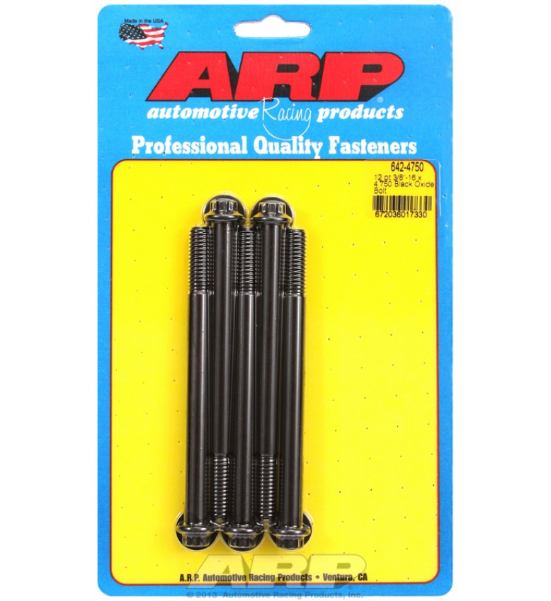 ARP Hardware - 3/8-16 x 4.750 12pt black oxide bolts