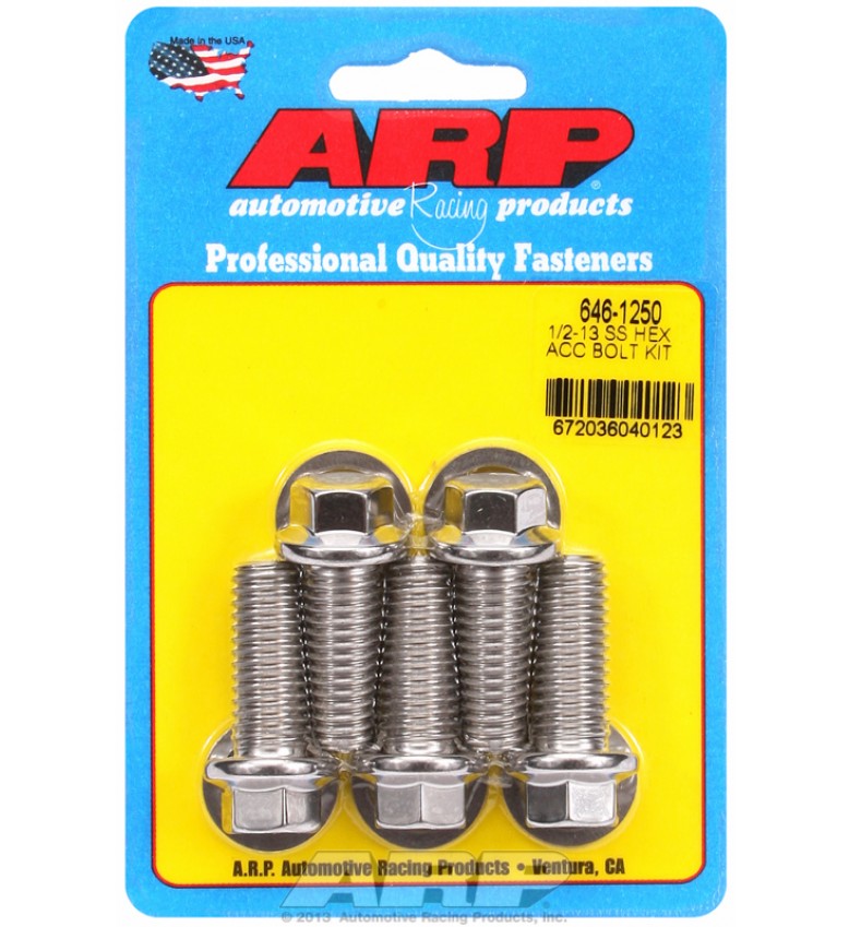 ARP Hardware - 1/2-13 X 1.250 hex SS bolts