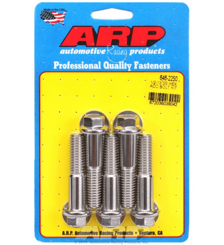 ARP Hardware - 1/2-13 X 2.250 hex SS bolts