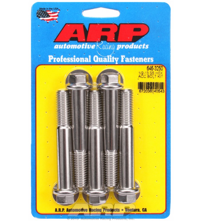 ARP Hardware - 1/2-13 x 3.250 hex SS bolts