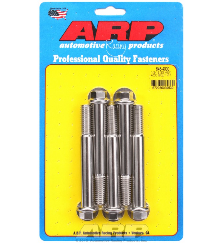 ARP Hardware - 1/2-13 x 4.000 hex SS bolts