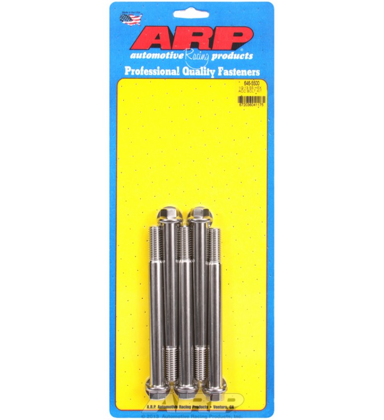ARP Hardware - 1/2-13 x 5.500 hex SS bolts
