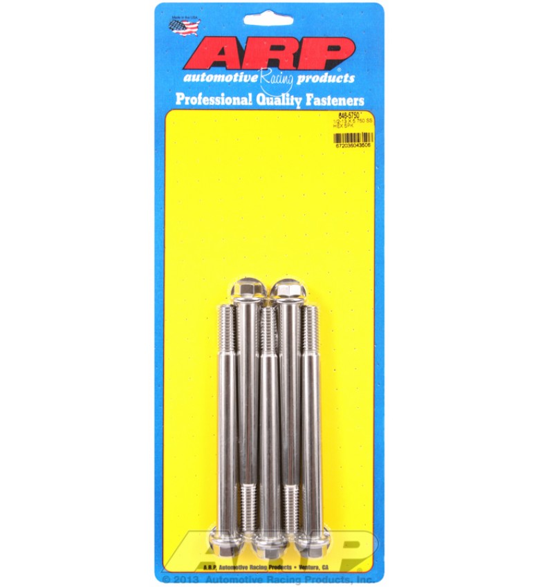 ARP Hardware - 1/2-13 x 5.750 hex SS bolts