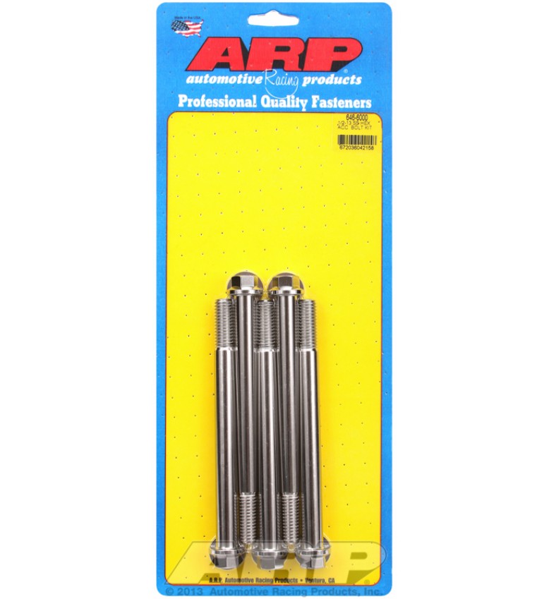 ARP Hardware - 1/2-13 x 6.000 hex SS bolts