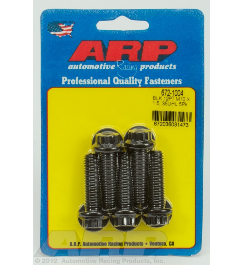 ARP Hardware - M8 x 1.25 x 85 12pt black oxide bolts