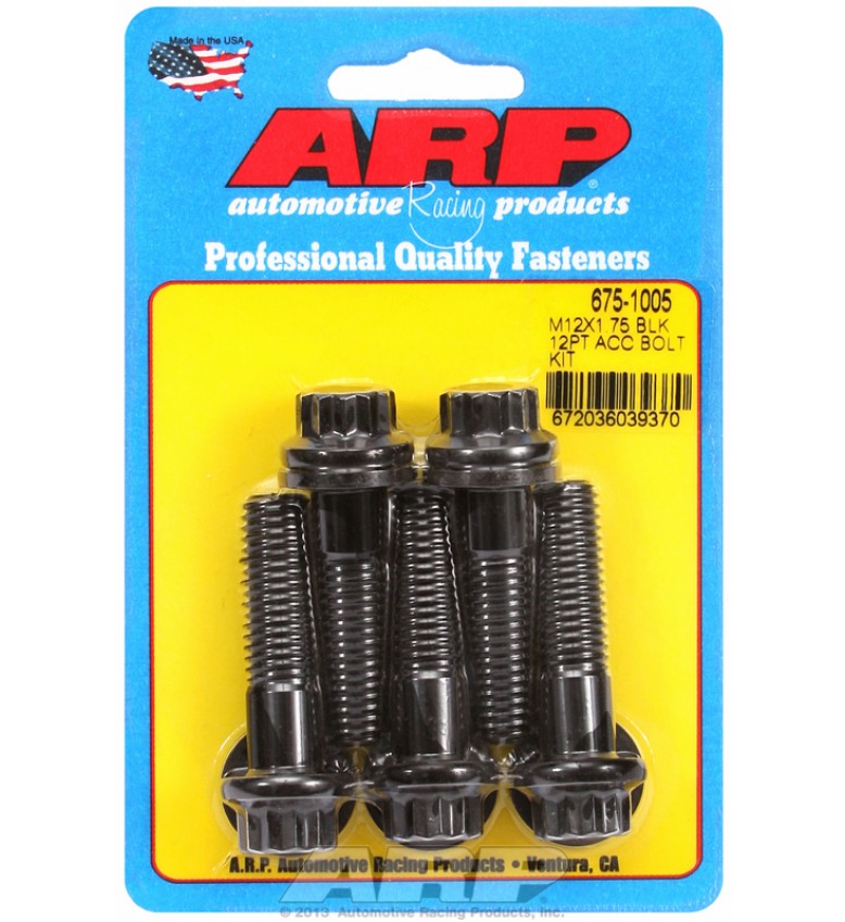 ARP Hardware - M12 X 1.75 X 45 12pt black oxide bolts
