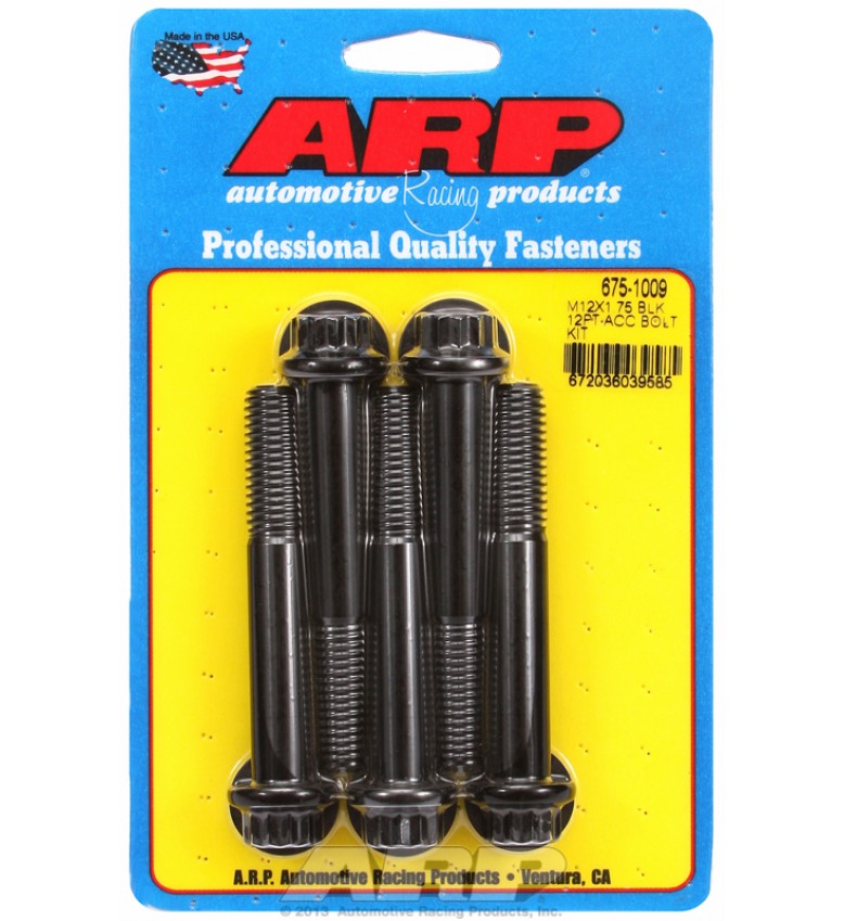 ARP Hardware - M12 X 1.75 X 80 12pt black oxide bolts