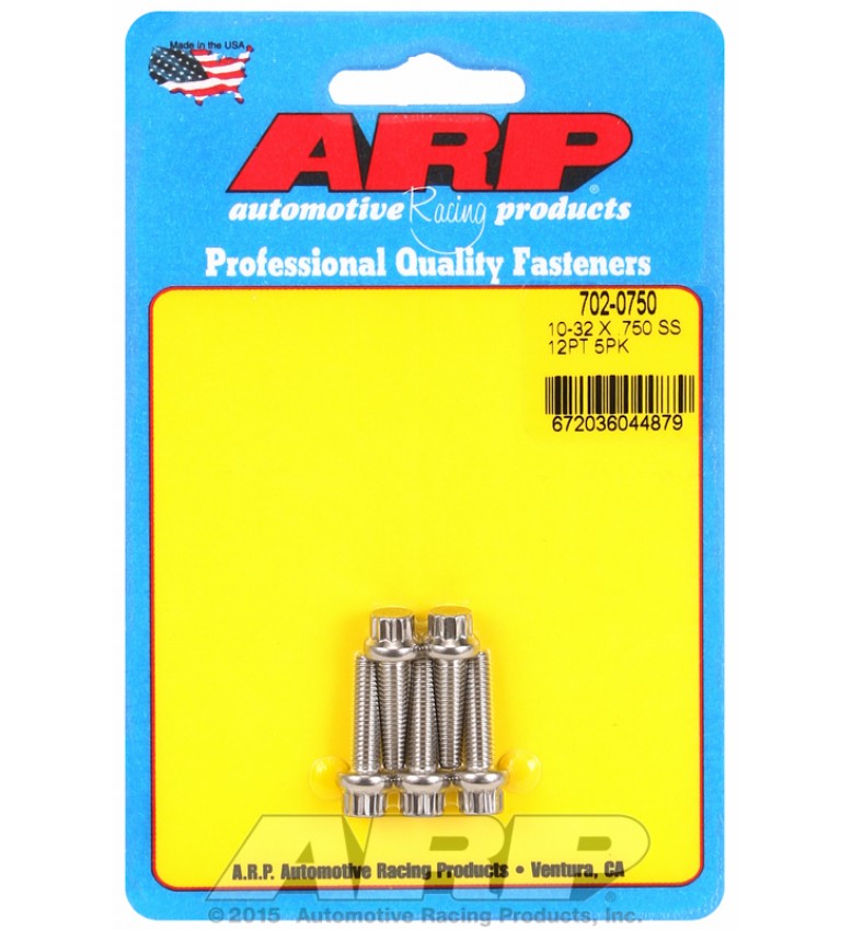 ARP Hardware - 10-24 x .750 12pt SS bolts