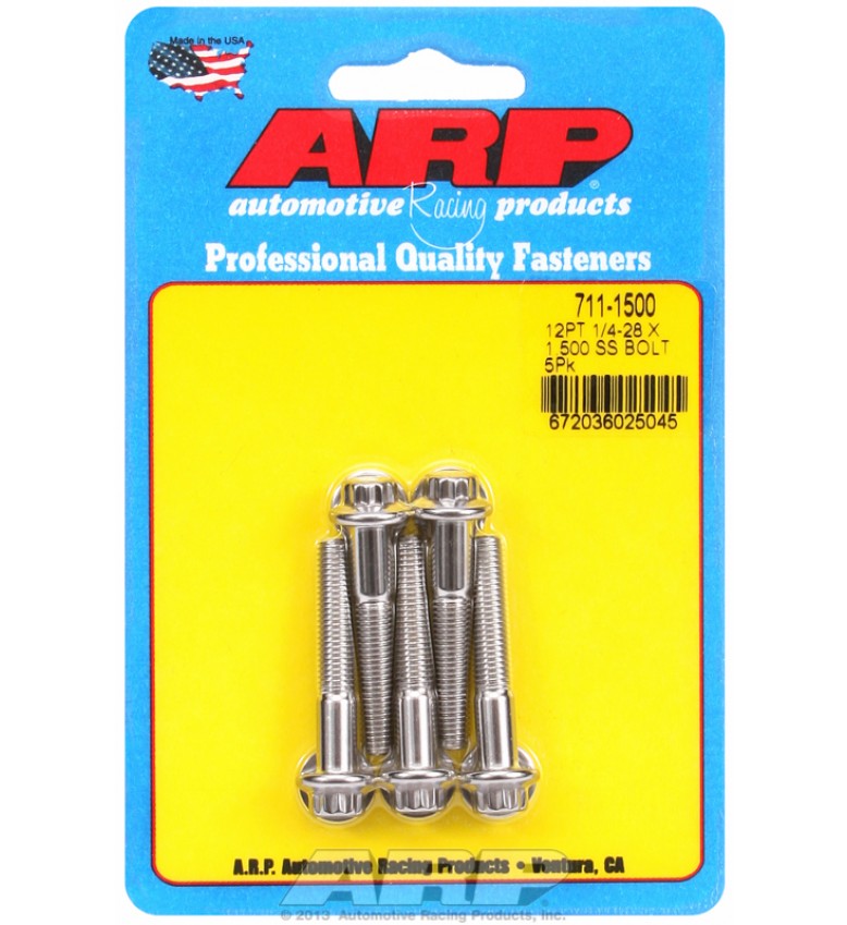 ARP Hardware - 1/4-28 x 1.500 12pt SS bolts