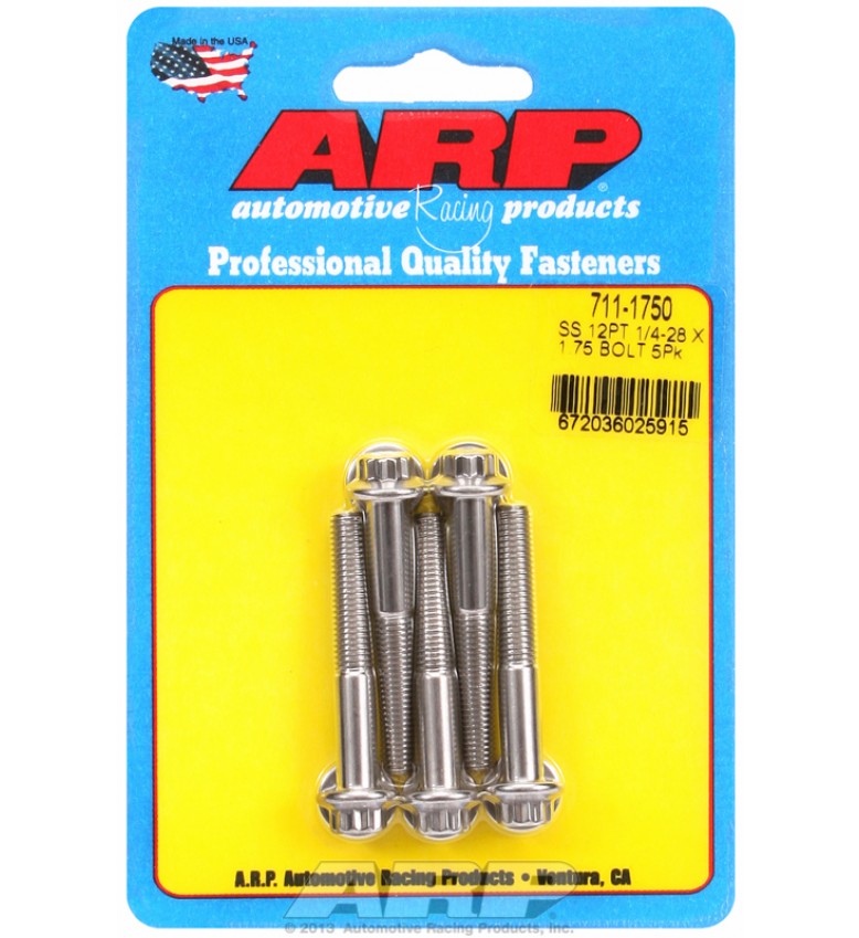 ARP Hardware - 1/4-28 x 1.750 12pt SS bolts