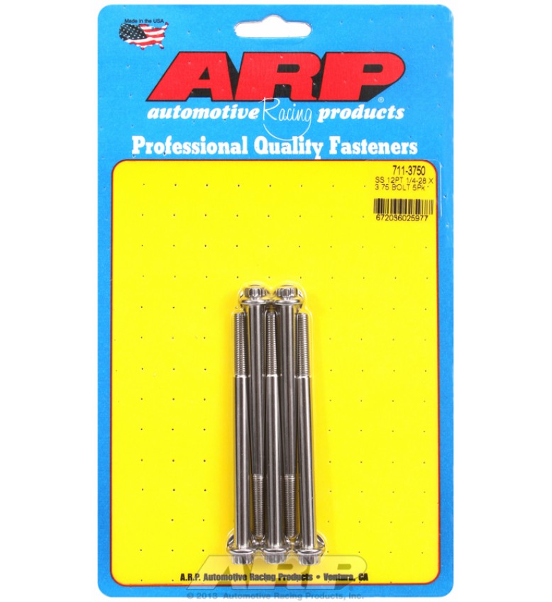 ARP Hardware - 1/4-28 x 3.750 12pt SS bolts