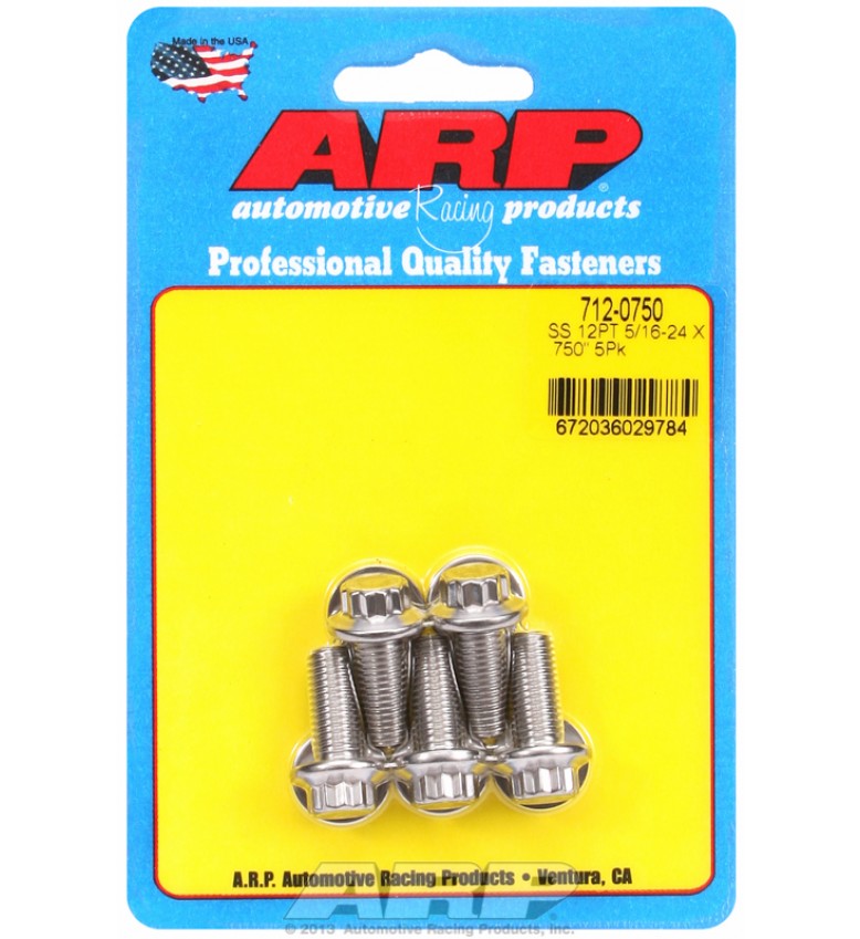 ARP Hardware - 5/16-24 x .750 12pt SS bolts
