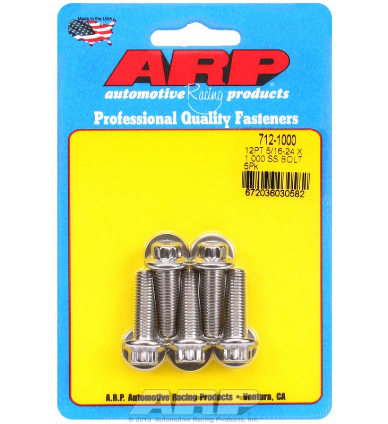 ARP Hardware - 5/16-24 x 1.000 12pt SS bolts