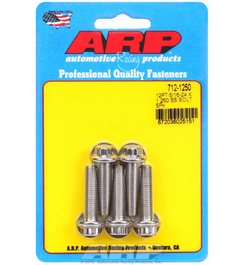 ARP Hardware - 5/16-24 x 1.250 12pt SS bolts