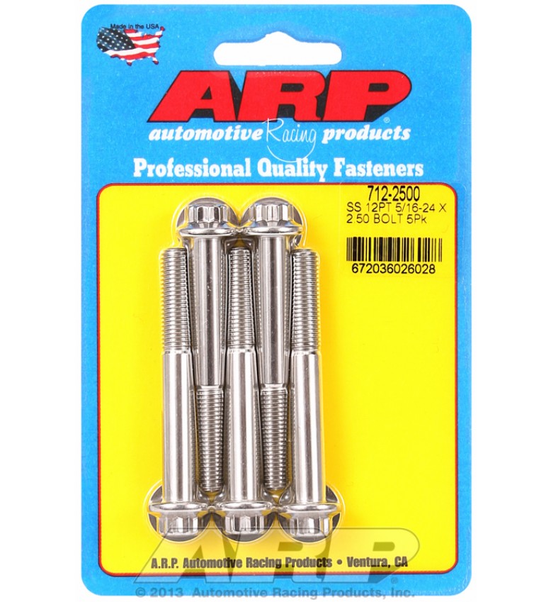 ARP Hardware - 5/16-24 x 2.500 12pt SS bolts