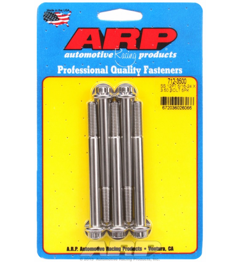 ARP Hardware - 5/16-24 x 3.500 12pt SS bolts